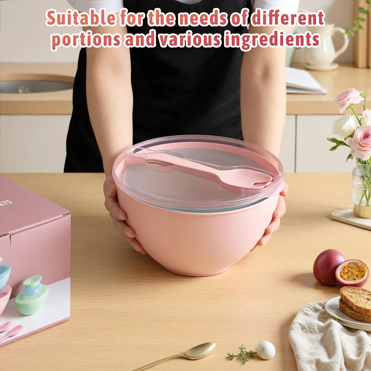 Freshmage microwave-safe and dishwasher-safe bowls for easy reheating and cleanup.