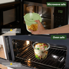 Freshmage microwave-safe container for quick reheating without transferring food.