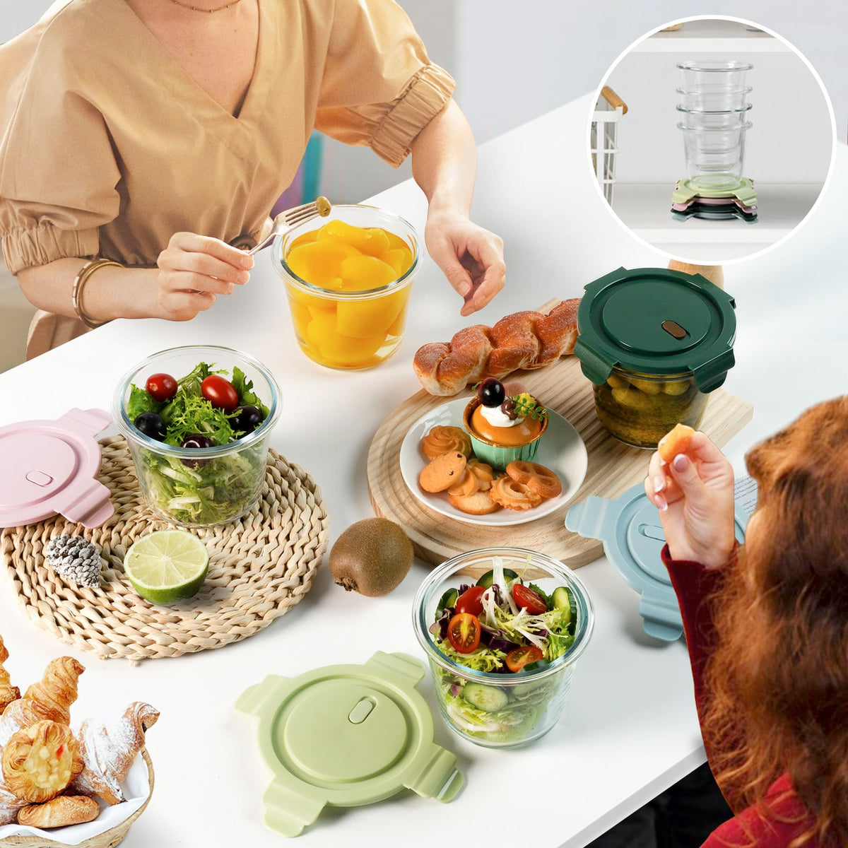 Glass resists staining and odors, helping meals taste fresh between uses.