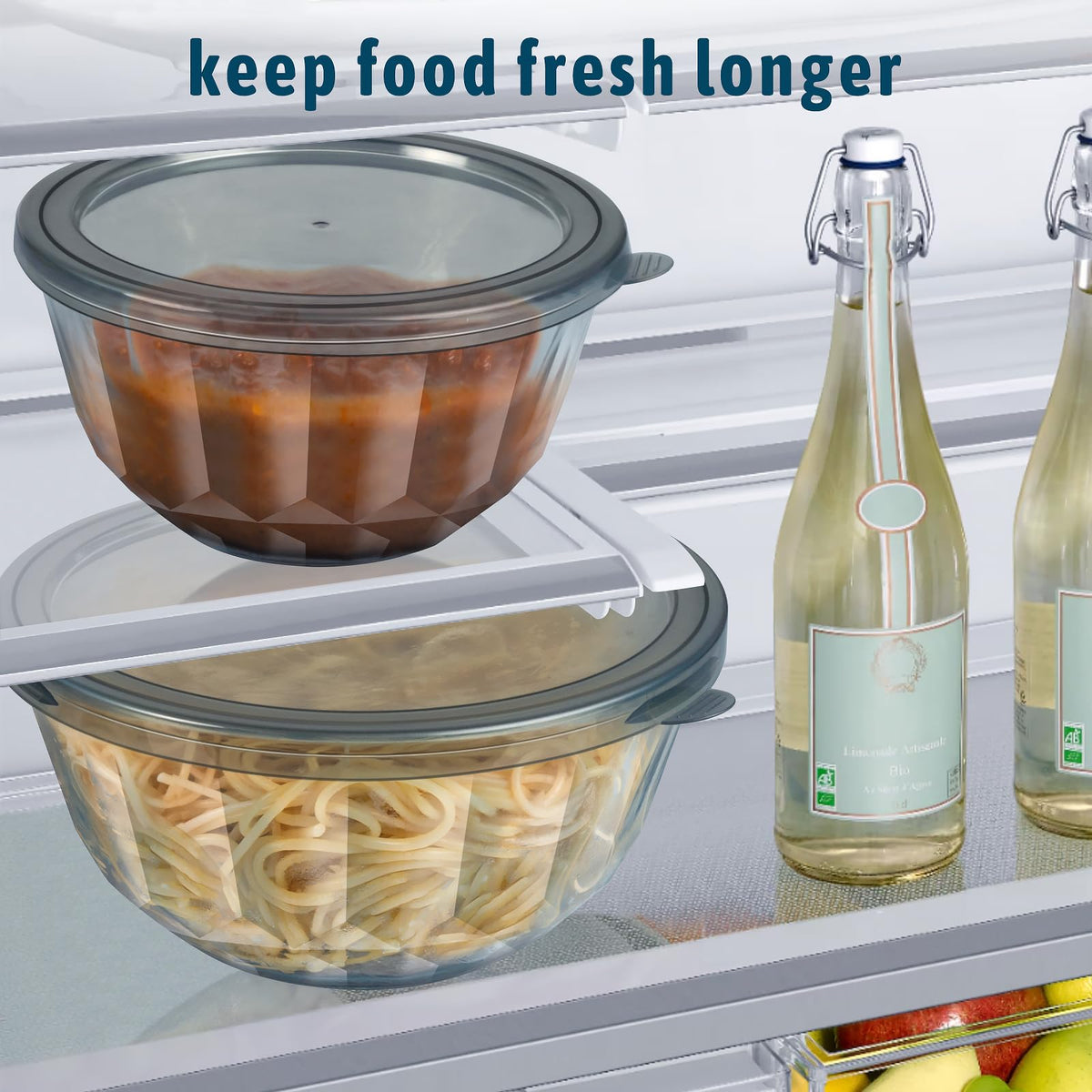 Freshmage range offers 0.5 to 4.4 qt sizes for varied tasks.