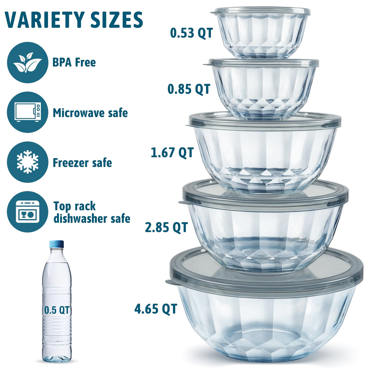Freshmage thick glass material conveys durability and heat resistance for versatile cooking.