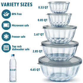Freshmage thick glass material conveys durability and heat resistance for versatile cooking.