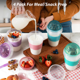 Freshmage multipurpose container suitable for salads or fruit portions.