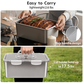 Freshmage oven-safe meal prep container ready for roasting and reheating.