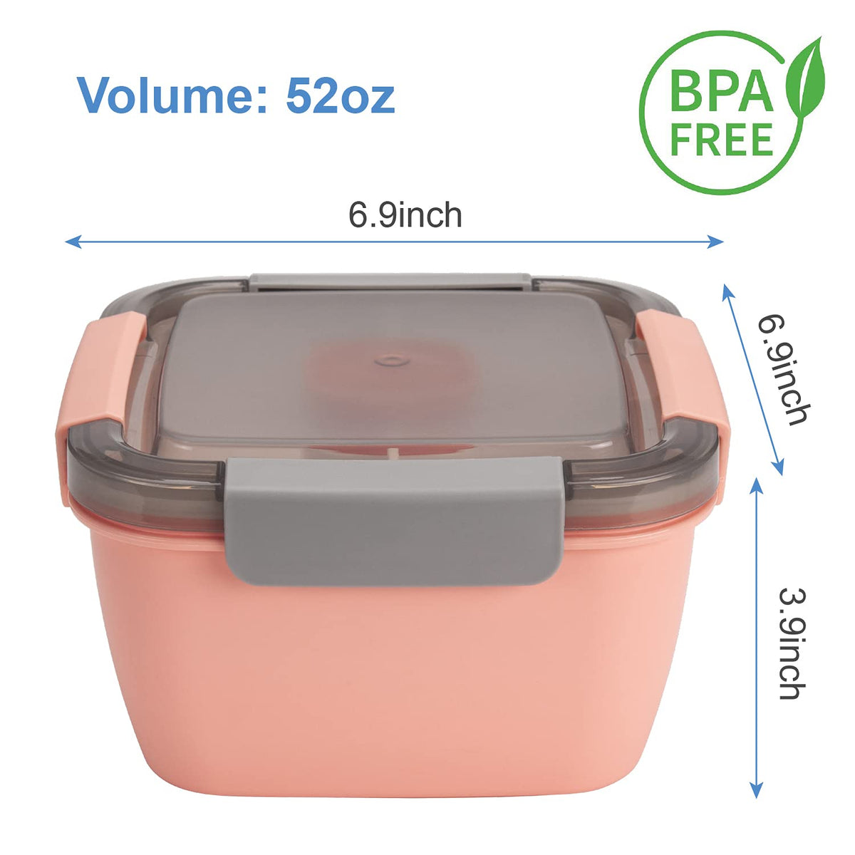 Freshmage pink and green colors, portable and ready for work, picnics, or travel.