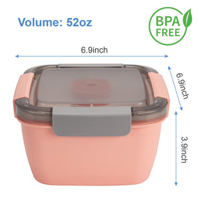 Freshmage pink and green colors, portable and ready for work, picnics, or travel.