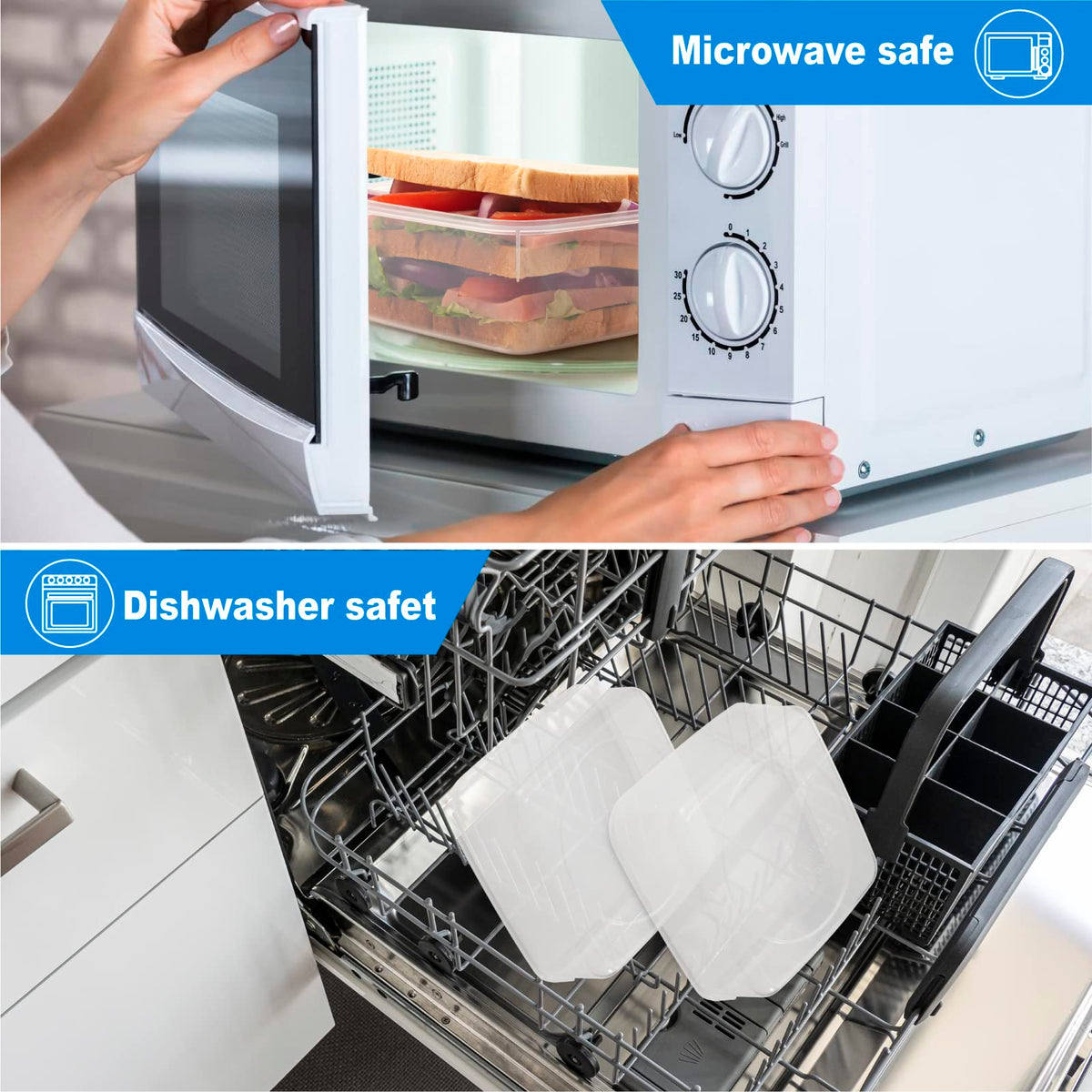 Freshmage dishwasher-safe sandwich container simplifies cleanup after meals