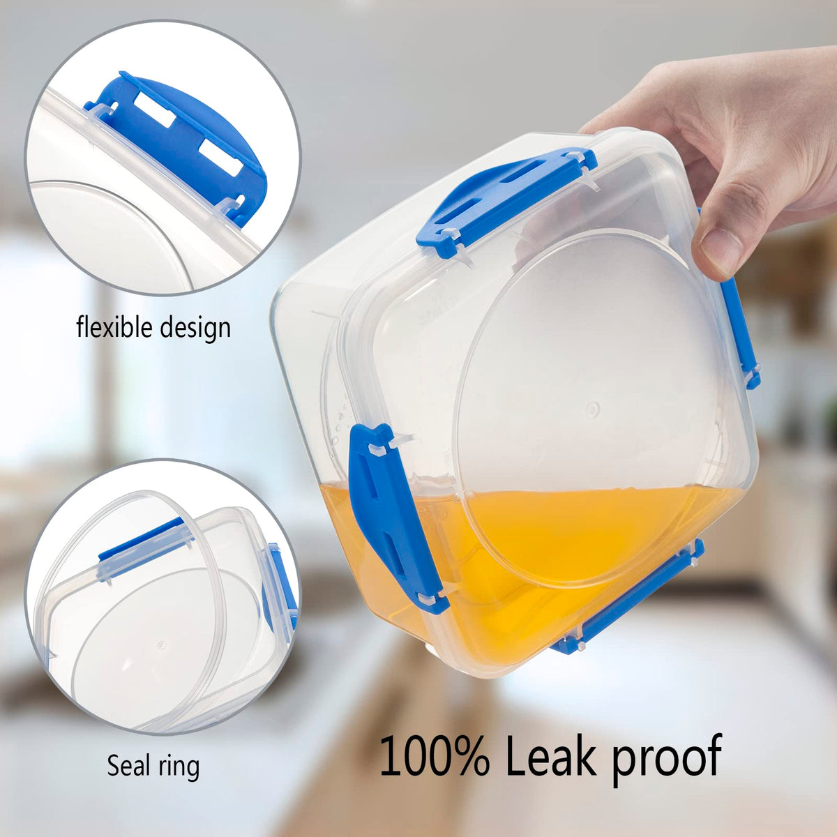 Freshmage microwave-safe sandwich container enables quick reheats with lid removed