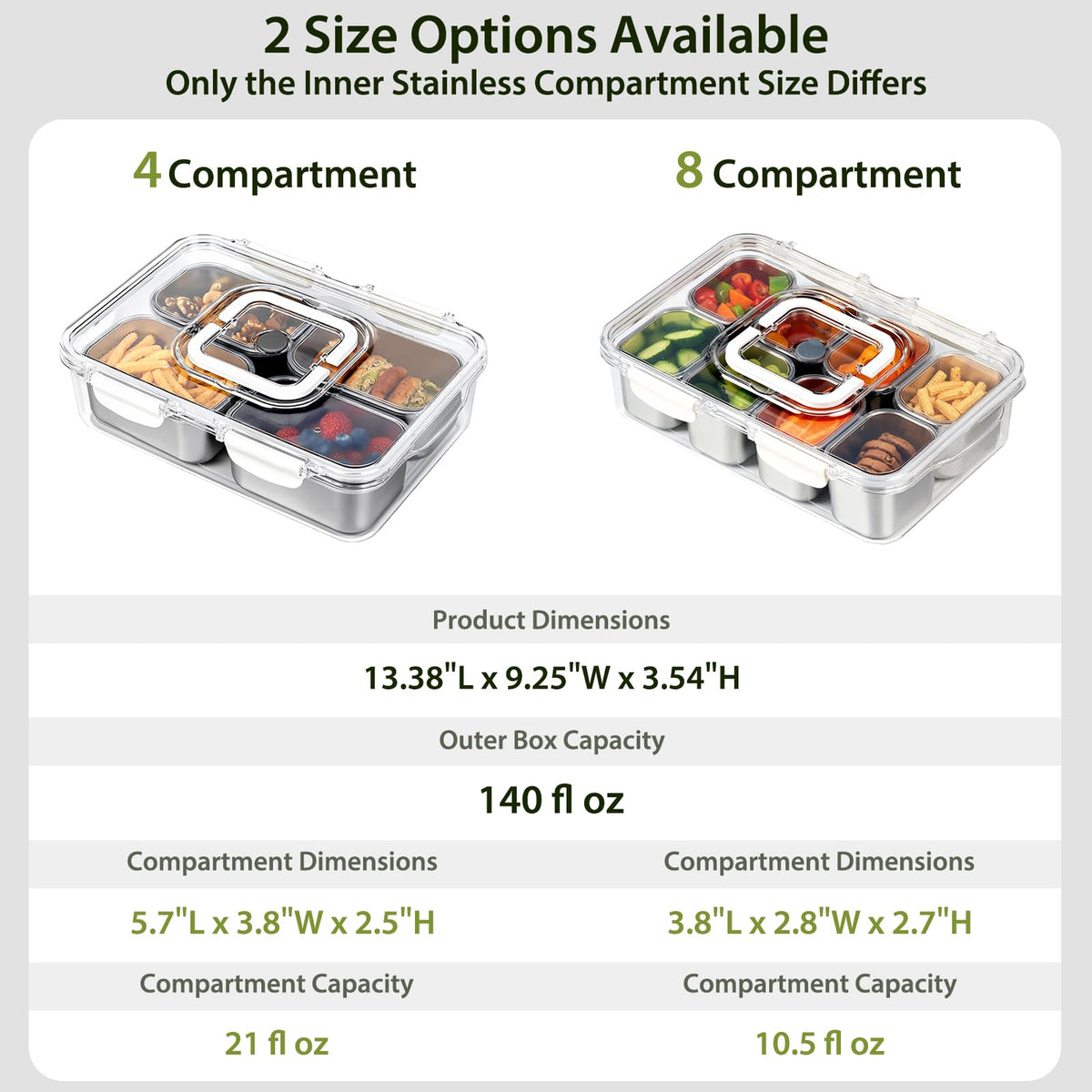 Freshmage Snackle Box is dishwasher safe for quick cleanup.