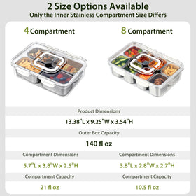 Freshmage Snackle Box is dishwasher safe for quick cleanup.