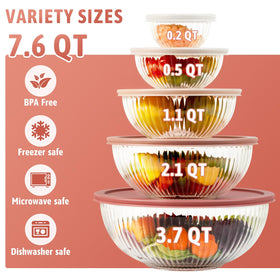 Freshmage thick glass close-up highlights durable, heat-resistant bowls.