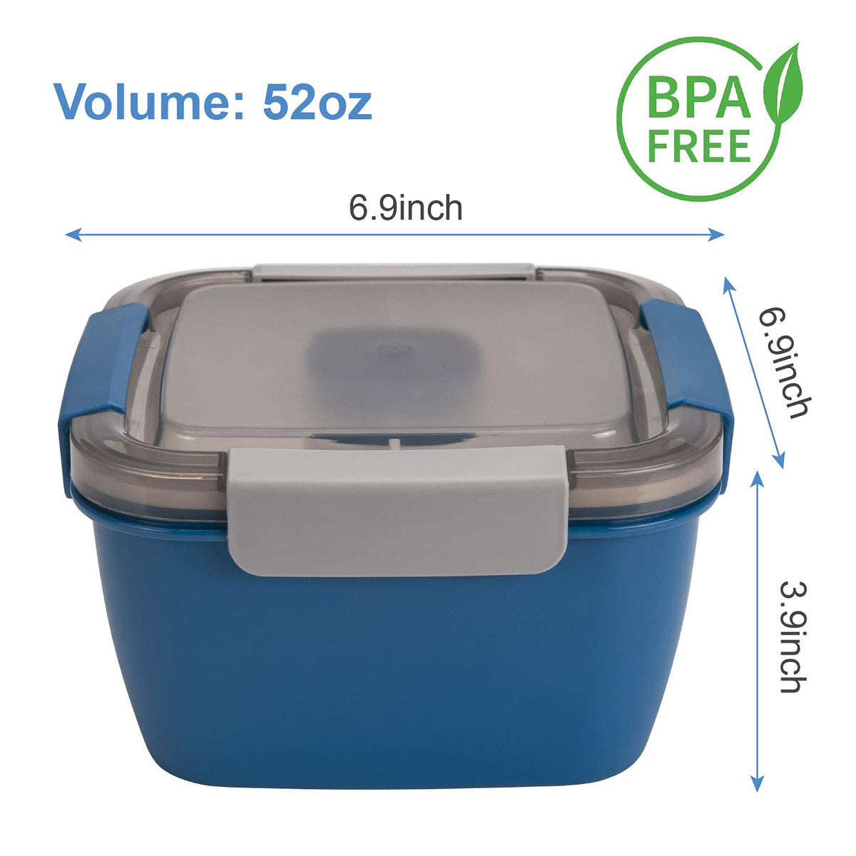 Freshmage three-compartment bowls separate salad, fruits, and toppings for customizable meals.