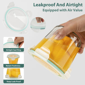 Freshmage wide-mouth design aids filling and stirring starters