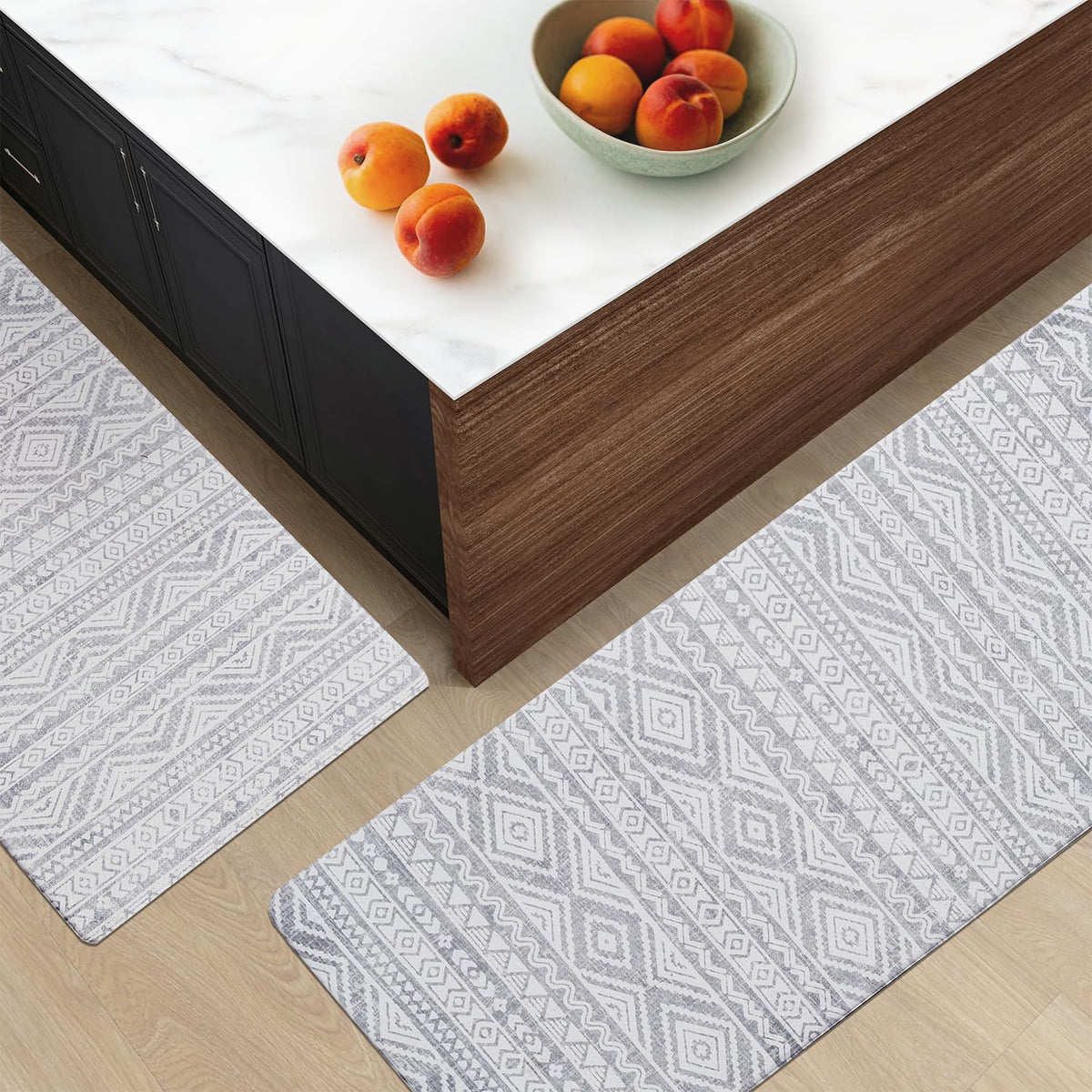 FRESHMINT anti-fatigue cushion kitchen mat providing soft support for long cooking sessions.
