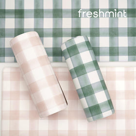 FRESHMINT anti-slip backing reduces slips on smooth floors.