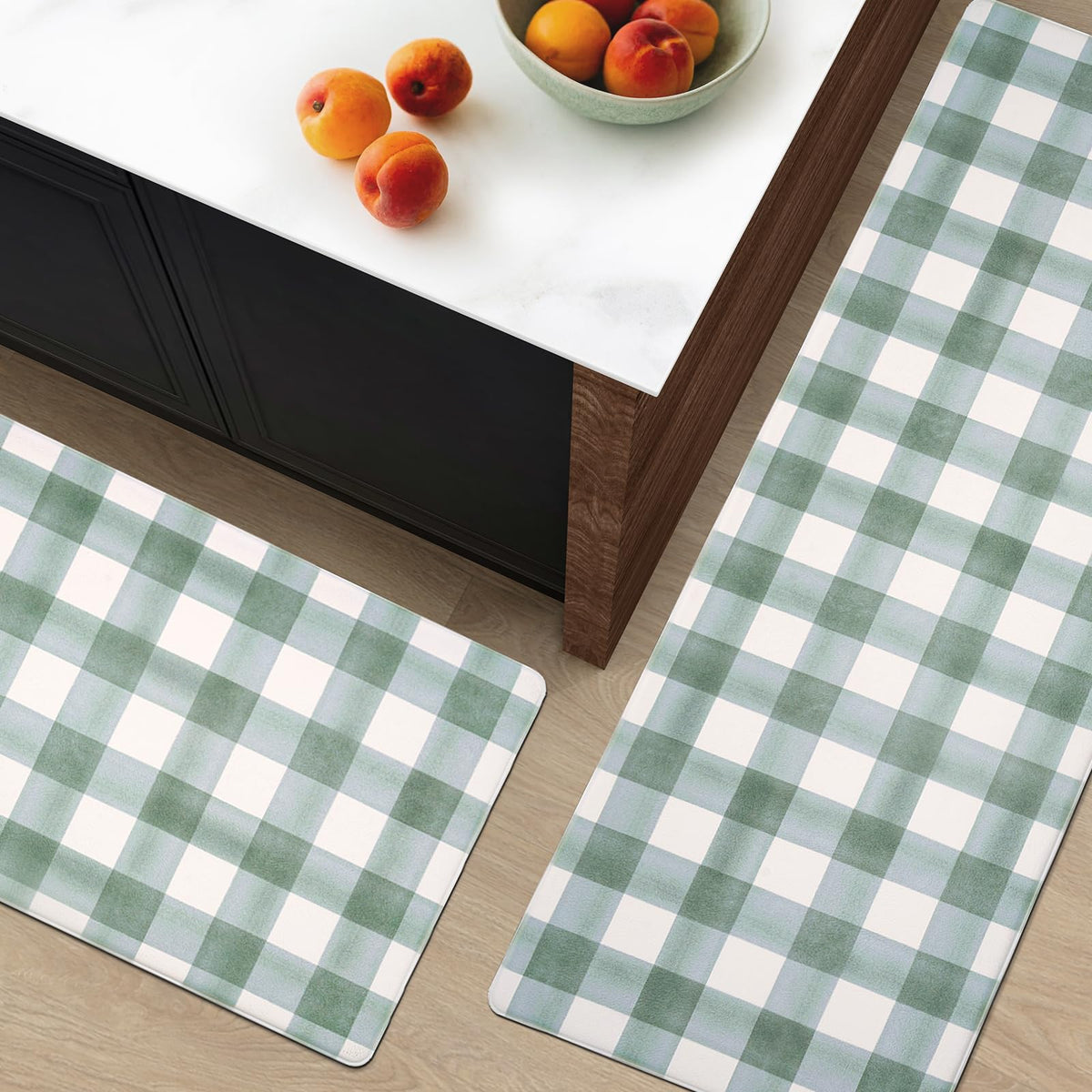 FRESHMINT kitchen mat anti-fatigue cushion supports long standing tasks.