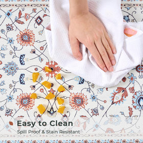 FreshMint non-slip backing detail emphasizes safe footing on any floor.