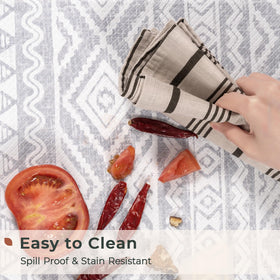 FRESHMINT non-slip backing prevents shifting on wood, tile, or laminate floors.