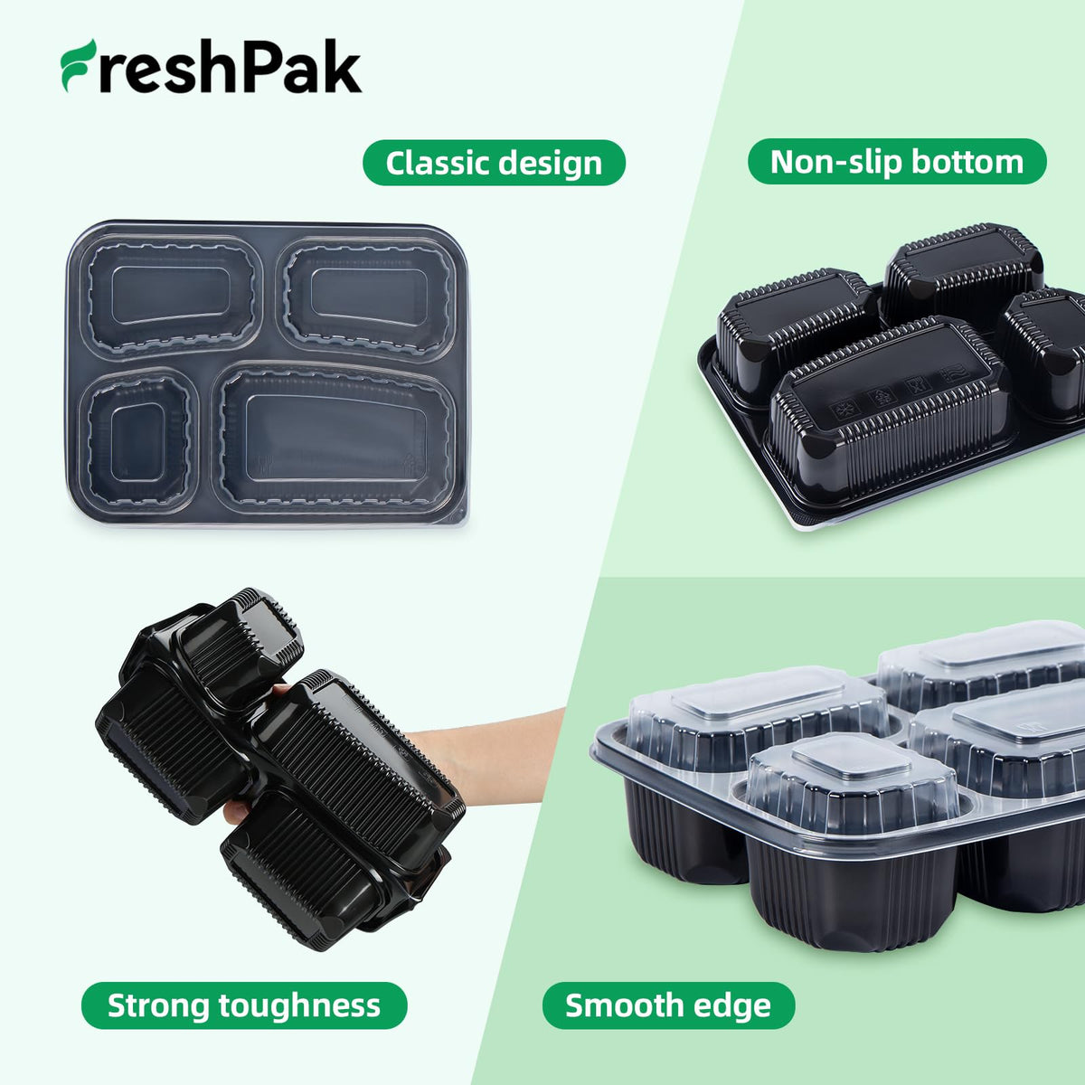 Freshpak 40-pack is ideal for weekly meal prep and portions.