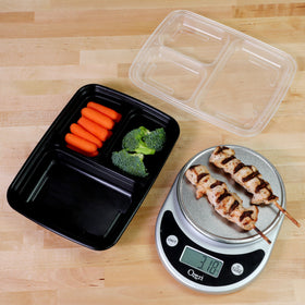 Freshware 3-compartment lunch box keeps portions balanced for workdays.