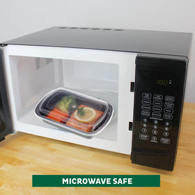 Freshware 32oz meal container ready for heating in the microwave