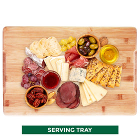 Freshware extra-large bamboo cutting board provides ample prep space for large tasks