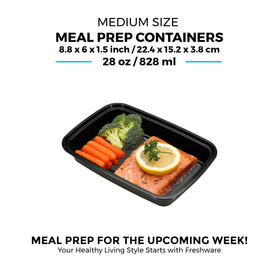 Freshware BPA-free plastic provides safe, reusable storage.