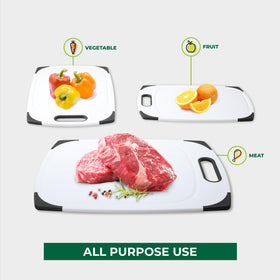 Freshware large board offering ample cutting surface for vegetables and bread.