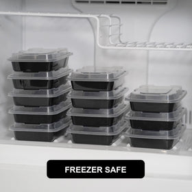 Freshware durable plastic design stands up to daily use and reuse.