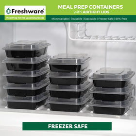 Freshware durable reusable design supports weekly meal prep.