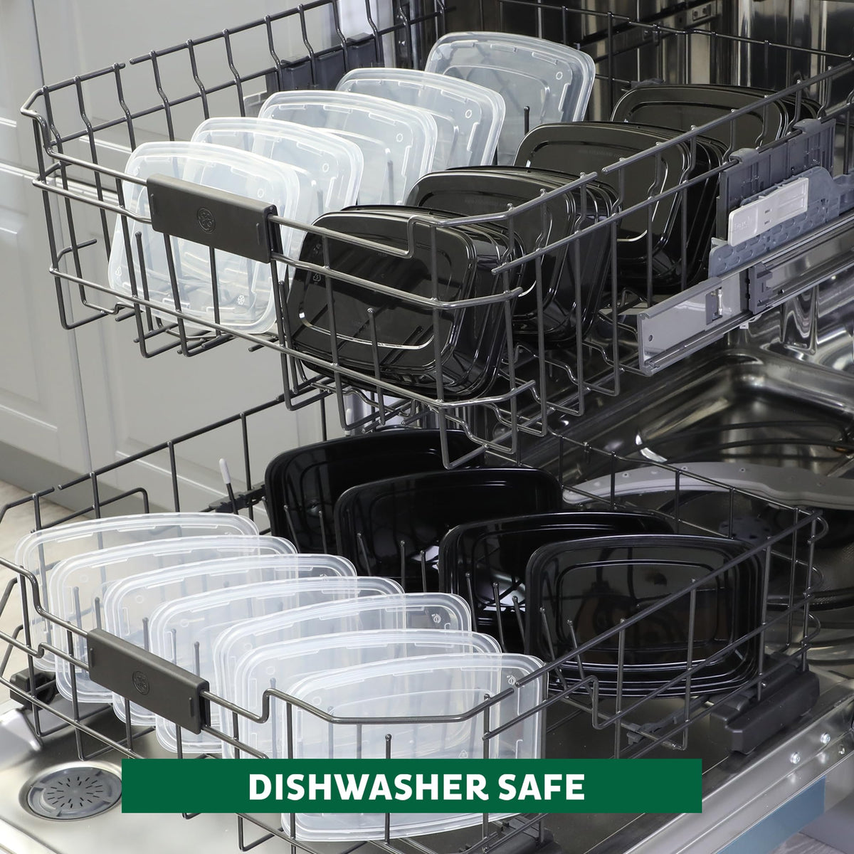 Freshware freezer and dishwasher safe containers for quick meal storage