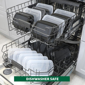 Freshware microwave-safe container ready for reheating convenient prep