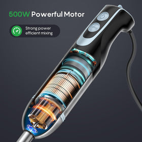 FRESKO 12-speed control with Turbo mode for versatile textures