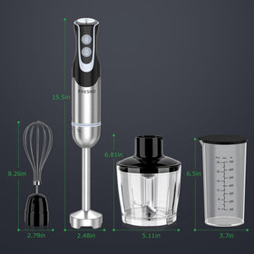 FRESKO anti splash design helps keep your beaker clean during vigorous blending