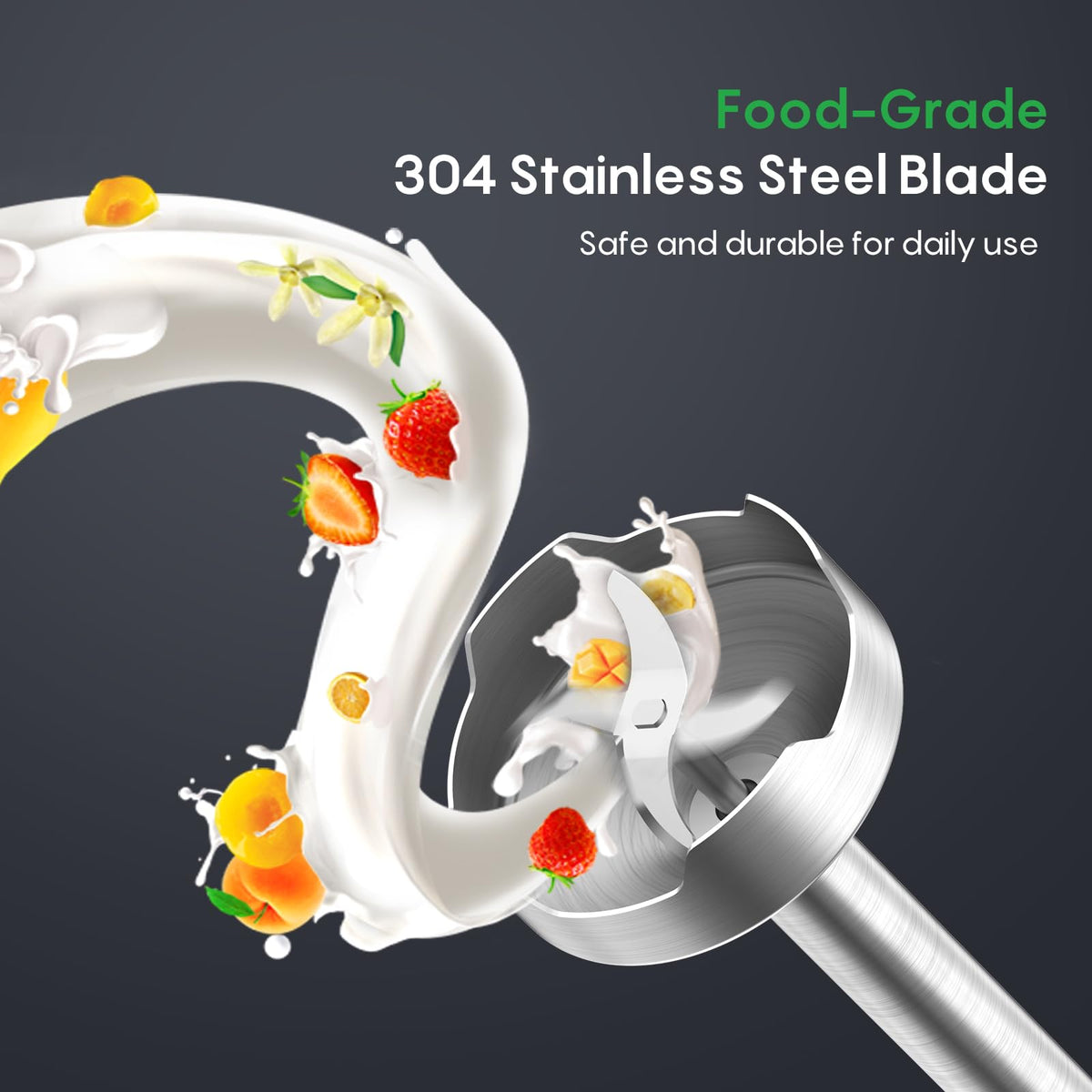 FRESKO chopper attachment blends nuts and vegetables efficiently