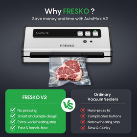 FRESKO includes two vacuum accessories for flexible sealing tasks.