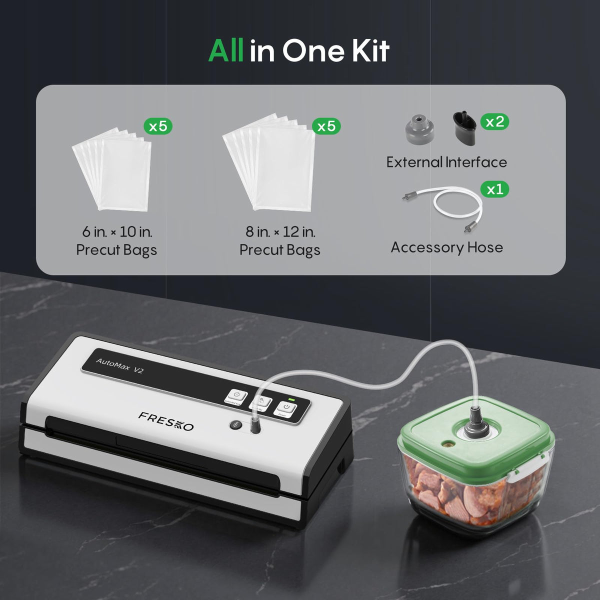 FRESKO included pre-cut bags streamline meal prep and portioning.