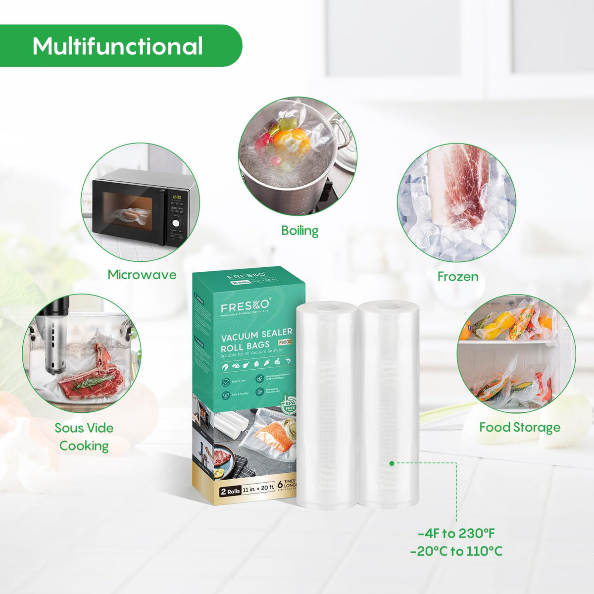 FRESKO cut-to-size demo showing waste-free trimming for portions