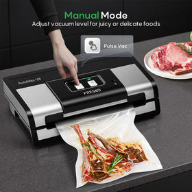 FRESKO vacuum sealer roll storage keeps supplies organized for bulk sealing