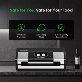 FRESKO wide sealing strip creates airtight seals and longer freshness
