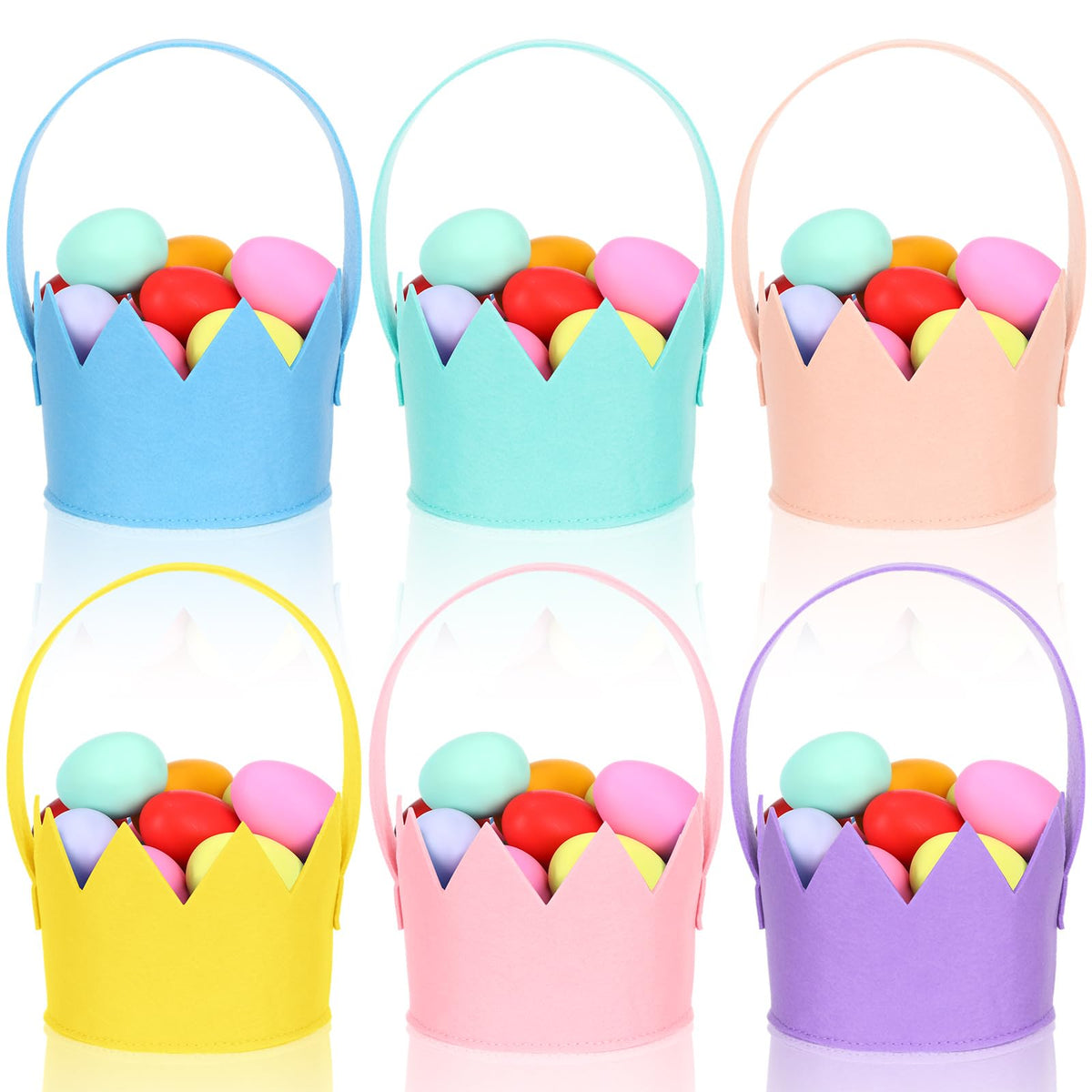Frienda versatile Easter basket for eggs, snacks, books, and crafts