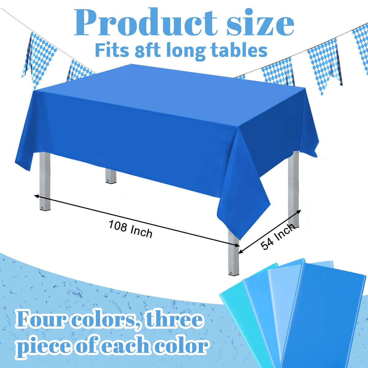 Frienda waterproof tablecloth closeup shows stain resistance for quick cleanup