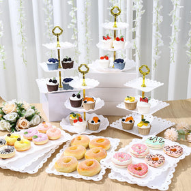 Frigg tool-free assembly guide for cake stands and trays
