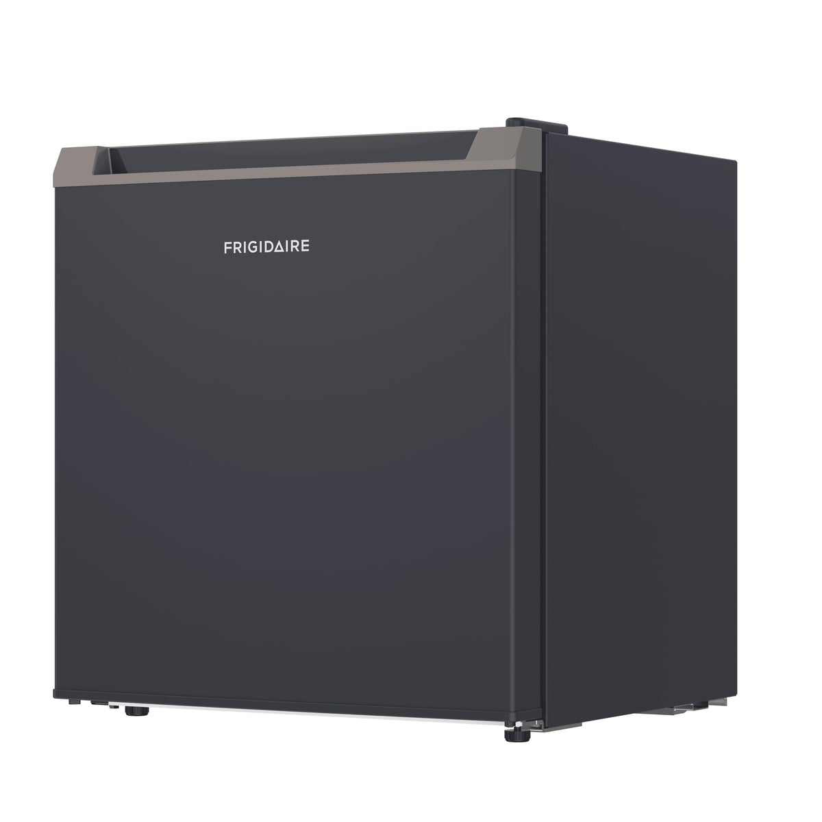 Frigidaire 1.6 cu ft fridge with 2L door basket for large beverage bottles