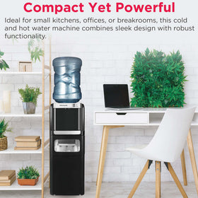 Frigidaire 3-in-1 5-gallon bottle compatibility enables easy setup