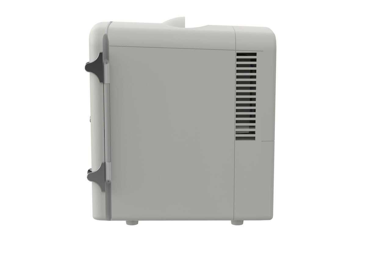 Frigidaire EFMIS171 AC/DC charging compatibility supports home and car use.
