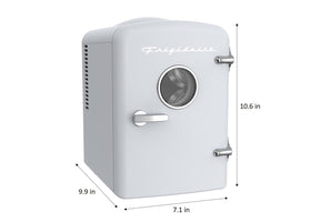 Frigidaire EFMIS171 AC and 12V car plug included for versatile power