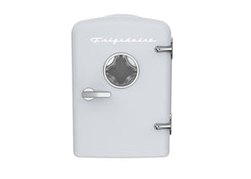 Frigidaire EFMIS171 front view with carry handle showing portability