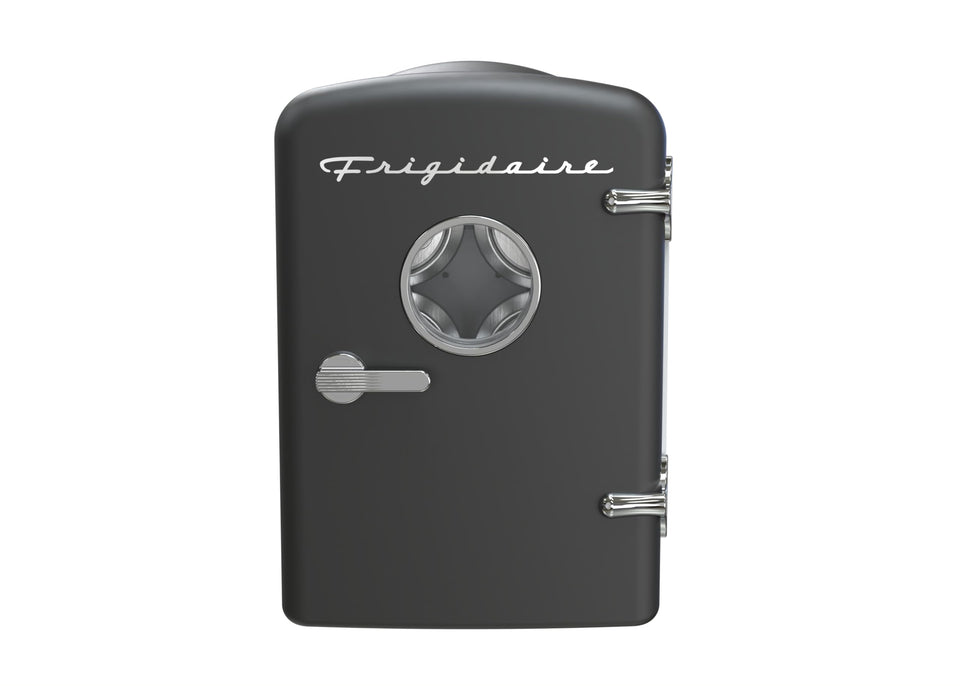 Frigidaire EFMIS171 front view, compact retro fridge for desk and dorm