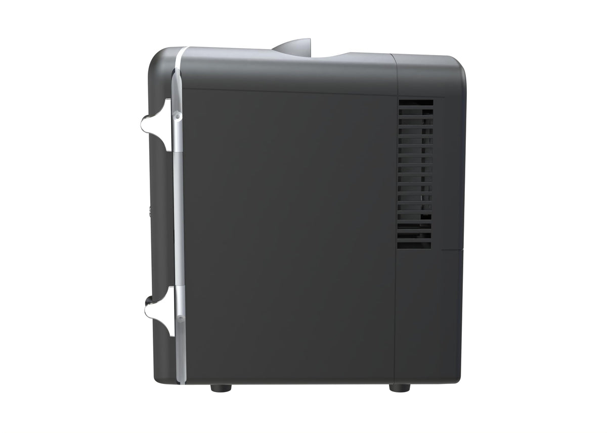 Frigidaire EFMIS171 open door inside emphasizes removable shelf and storage